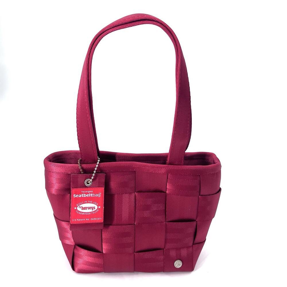 Vintage The Original Seatbelt Bag x Harveys for Mercedes Benz - Red Tote Handbag